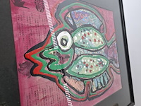 Afbeelding in lijst, maya wildevuur, vis klein 3, 1996 - afbeelding 8 van  11