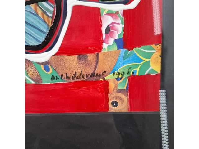 Afbeelding in lijst, maya wildevuur, vis klein 5, 1996 - afbeelding 7 van  11