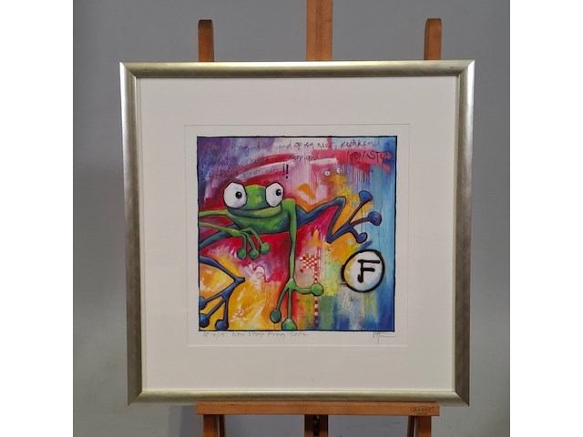 Afbeelding in lijst, non stop frog 7/15, 2007 - afbeelding 1 van  6
