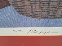 Afbeelding in lijst, peter lin, donkere vrouw - afbeelding 4 van  7