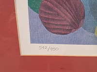 Afbeelding in lijst, peter lin, donkere vrouw - afbeelding 5 van  7