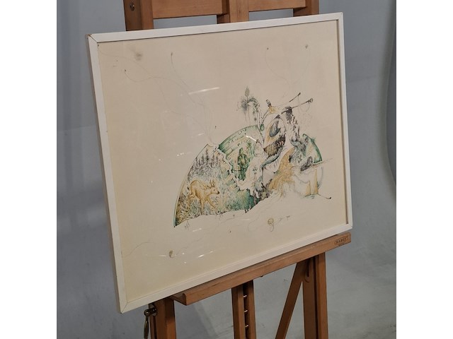 Afbeelding in lijst, r. groenendijk, compositie natuur - afbeelding 7 van  14