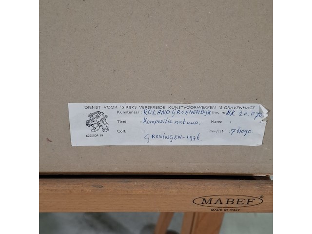 Afbeelding in lijst, r. groenendijk, compositie natuur - afbeelding 12 van  14