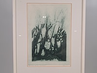 Afbeelding in lijst, r.j. de hartogh, kompositie, 1994 - afbeelding 1 van  9