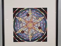 Afbeelding in lijst, r.r. vos, trilling 1