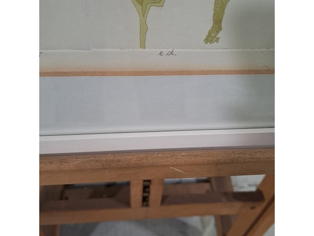 Afbeelding in lijst, sonja van es, springende kikker 9/25, 1976 - afbeelding 7 van  10