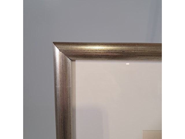 Afbeelding in lijst, w. burger, gesprek in bos - afbeelding 5 van  8