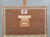 Afbeelding in lijst, w. burger, gesprek in bos - afbeelding 6 van  8