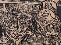 Afbeelding in lijst w.h. claassen, twee werelden, 1969 - afbeelding 1 van  9