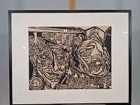 Afbeelding in lijst w.h. claassen, twee werelden, 1969 - afbeelding 2 van  9