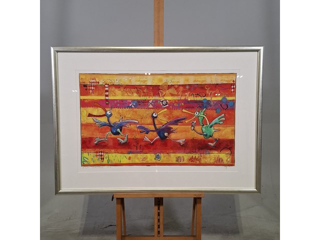 Afbeelding in lijst, willemien brand, gekakel 14/15, 2007 - afbeelding 1 van  9