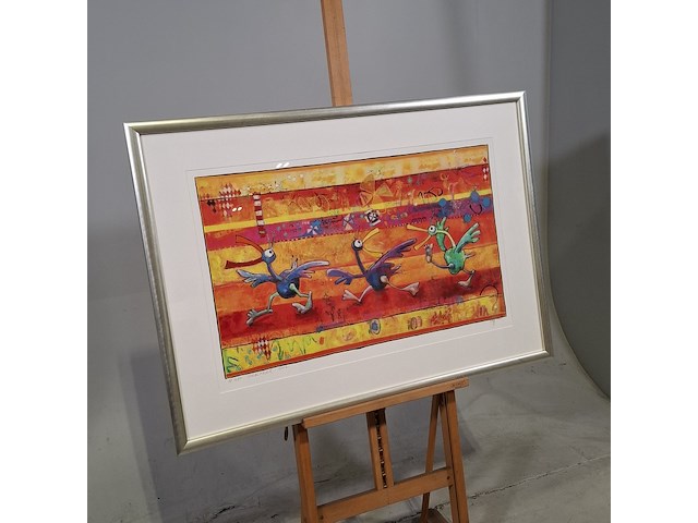 Afbeelding in lijst, willemien brand, gekakel 14/15, 2007 - afbeelding 2 van  9