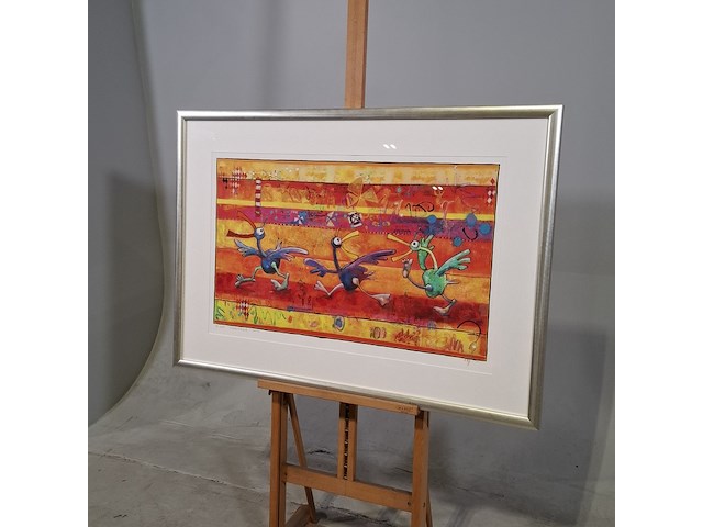 Afbeelding in lijst, willemien brand, gekakel 14/15, 2007 - afbeelding 3 van  9