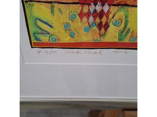 Afbeelding in lijst, willemien brand, gekakel 14/15, 2007 - afbeelding 6 van  9