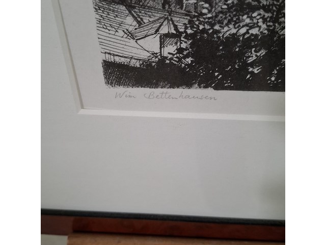 Afbeelding in lijst, wim bettenhausen, 196/250 - afbeelding 6 van  9