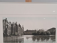 Afbeelding in lijst, wim bettenhausen, hofvijver in tegenlicht 26/42, 1995 - afbeelding 3 van  8