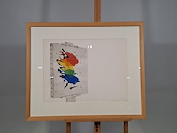 Afbeelding in lijst, wim compier, explosie 3, 1975 - afbeelding 1 van  8