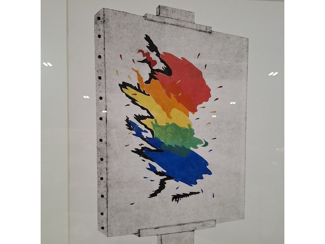 Afbeelding in lijst, wim compier, explosie 3, 1975 - afbeelding 5 van  8