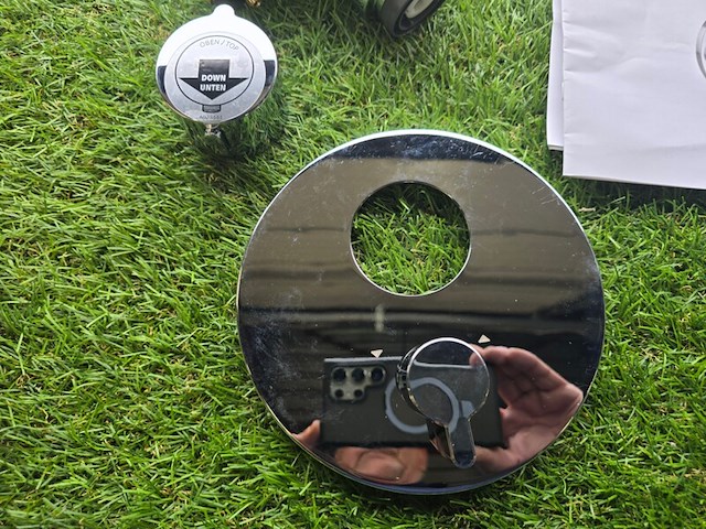 Afbouwdeel badkamerkraan hansa, 8862 9045, chrome - afbeelding 5 van  6