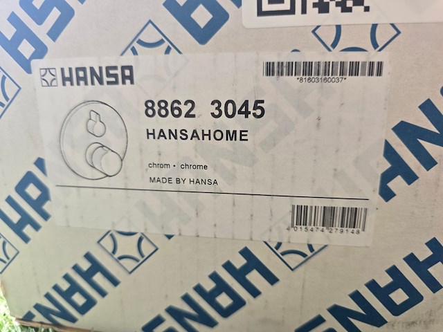 Afbouwdeel badkamerkraan hansa, 8862 9045, chrome - afbeelding 3 van  7