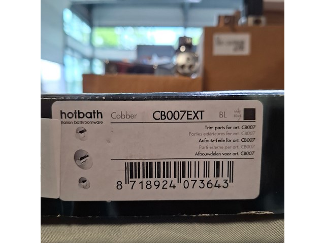 Afbouwdeel hotbath, cobber, mat zwart - afbeelding 4 van  4
