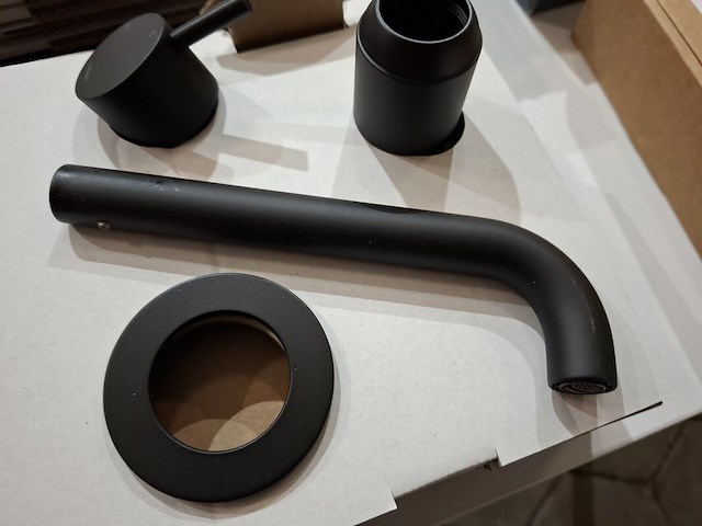 Afbouwdeel inbouwkraan hotbath, cobber, mat zwart - afbeelding 2 van  4