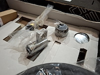 Afbouwdeel v. douche/bad mengkraan hotbath, cobber, zwart chroom - afbeelding 2 van  3