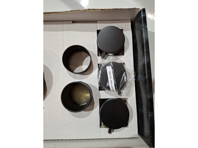 Afbouwdelen thermostaat hotbath, cobber, mat zwart - afbeelding 3 van  4