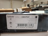 Afbouwdelen thermostaat hotbath, cobber, mat zwart - afbeelding 4 van  4