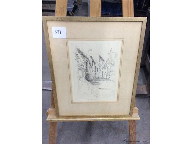 Afdruk: dorp - afbeelding 1 van  4