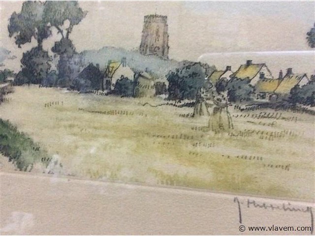 Afdruk getekend - afbeelding 3 van  3