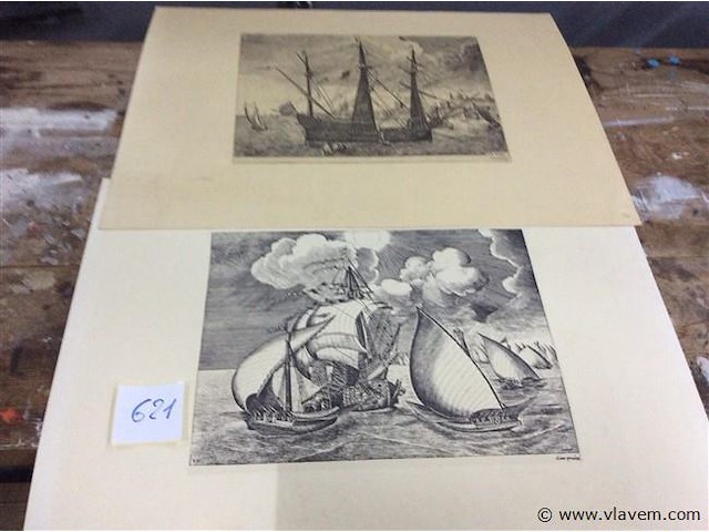 Afdrukken breugel 2stuks - afbeelding 1 van  3