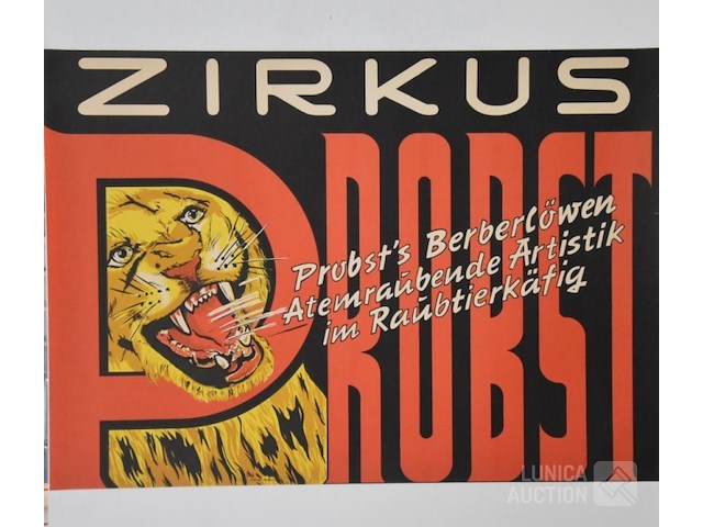 Affiche circus - afbeelding 1 van  3