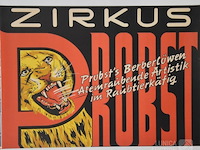 Affiche circus - afbeelding 1 van  3