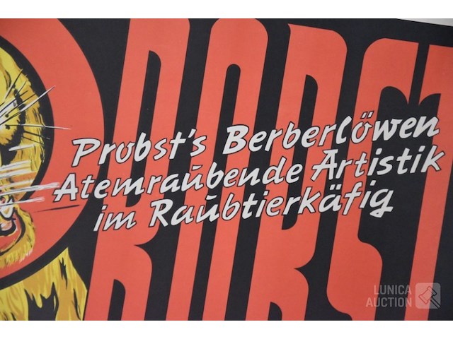 Affiche circus - afbeelding 2 van  3