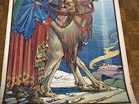 Affiche driekoningen chromolito - afbeelding 1 van  2