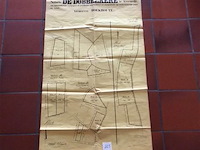 Affiche openbare verkoop 1953. - afbeelding 1 van  3