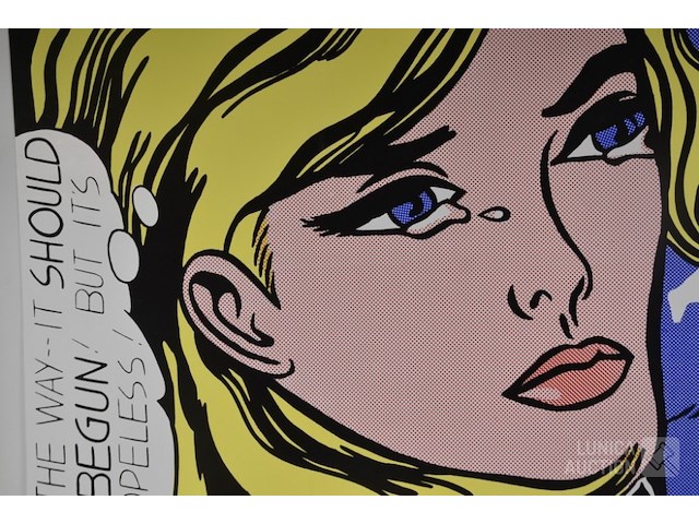 Affiche "roy lichtenstein" - afbeelding 3 van  3