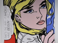 Affiche "roy lichtenstein" - afbeelding 1 van  2
