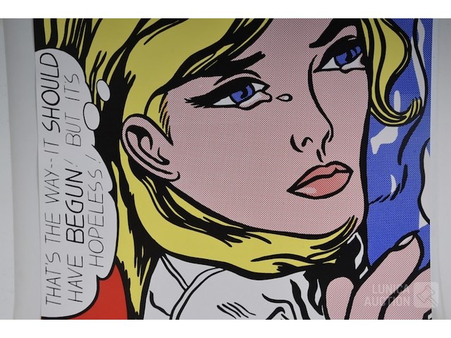 Affiche "roy lichtenstein" - afbeelding 2 van  2