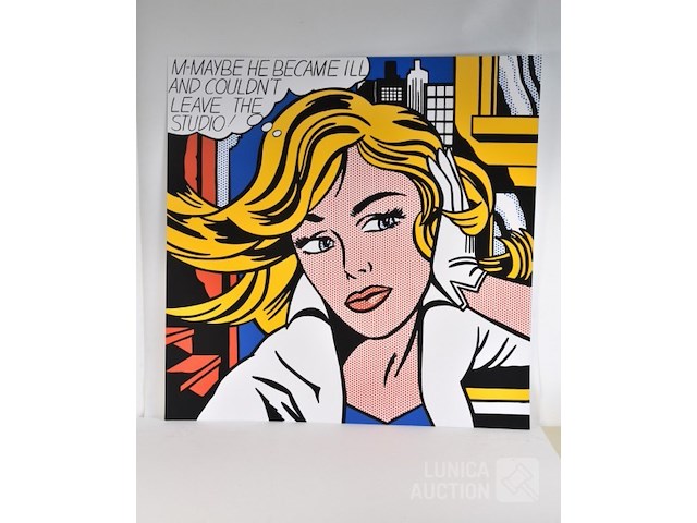 Affiche "roy lichtenstein" - afbeelding 1 van  3