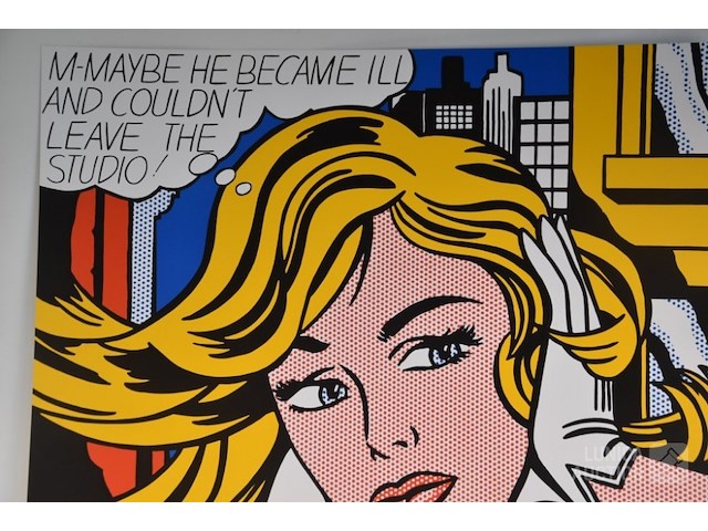 Affiche "roy lichtenstein" - afbeelding 2 van  3