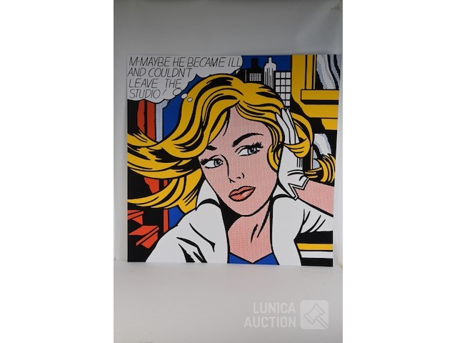 Affiche "roy lichtenstein" - afbeelding 3 van  3