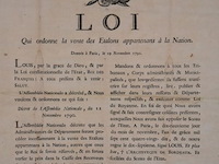 Affiche wet tekst uit 1790 - afbeelding 2 van  4