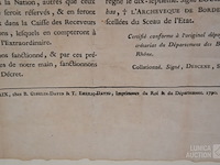 Affiche wet tekst uit 1790 - afbeelding 3 van  4