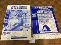Affiches succes mondial de la chanson … - afbeelding 1 van  3