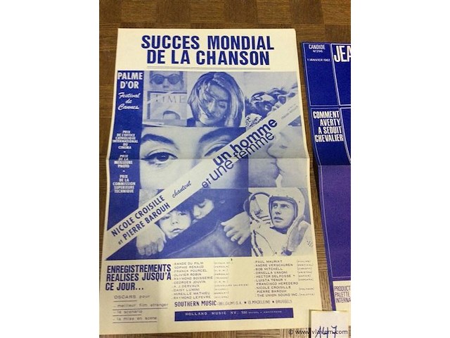 Affiches succes mondial de la chanson … - afbeelding 3 van  3