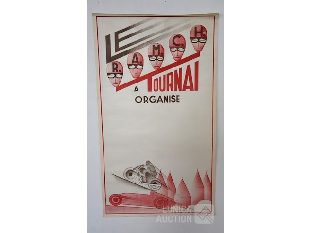 Afiiche autosport - afbeelding 1 van  5