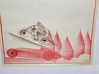 Afiiche autosport - afbeelding 2 van  5