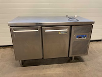 Afinox 2-deurs koelwerkbank